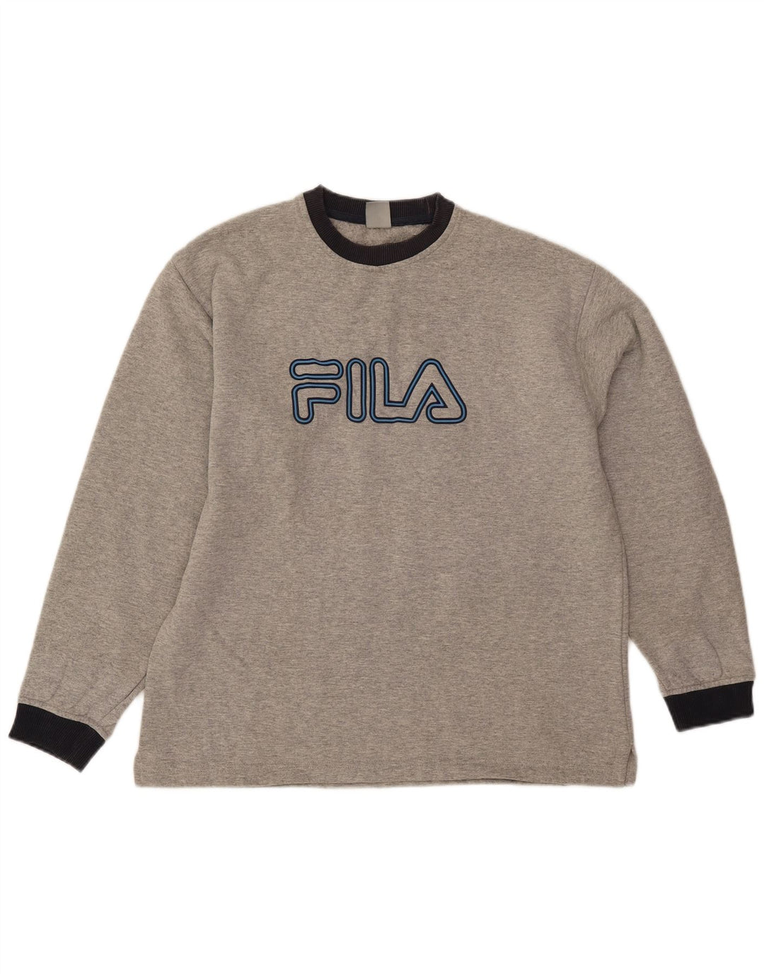 Pulover pentru bărbați Fila Graphic Pulover IT 48 Medium Gri Pete Bumbac