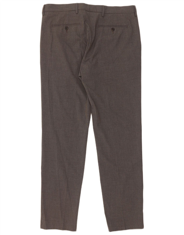 Pantaloni de costum slim pentru bărbați Marks & Spencer L36 L33 gri