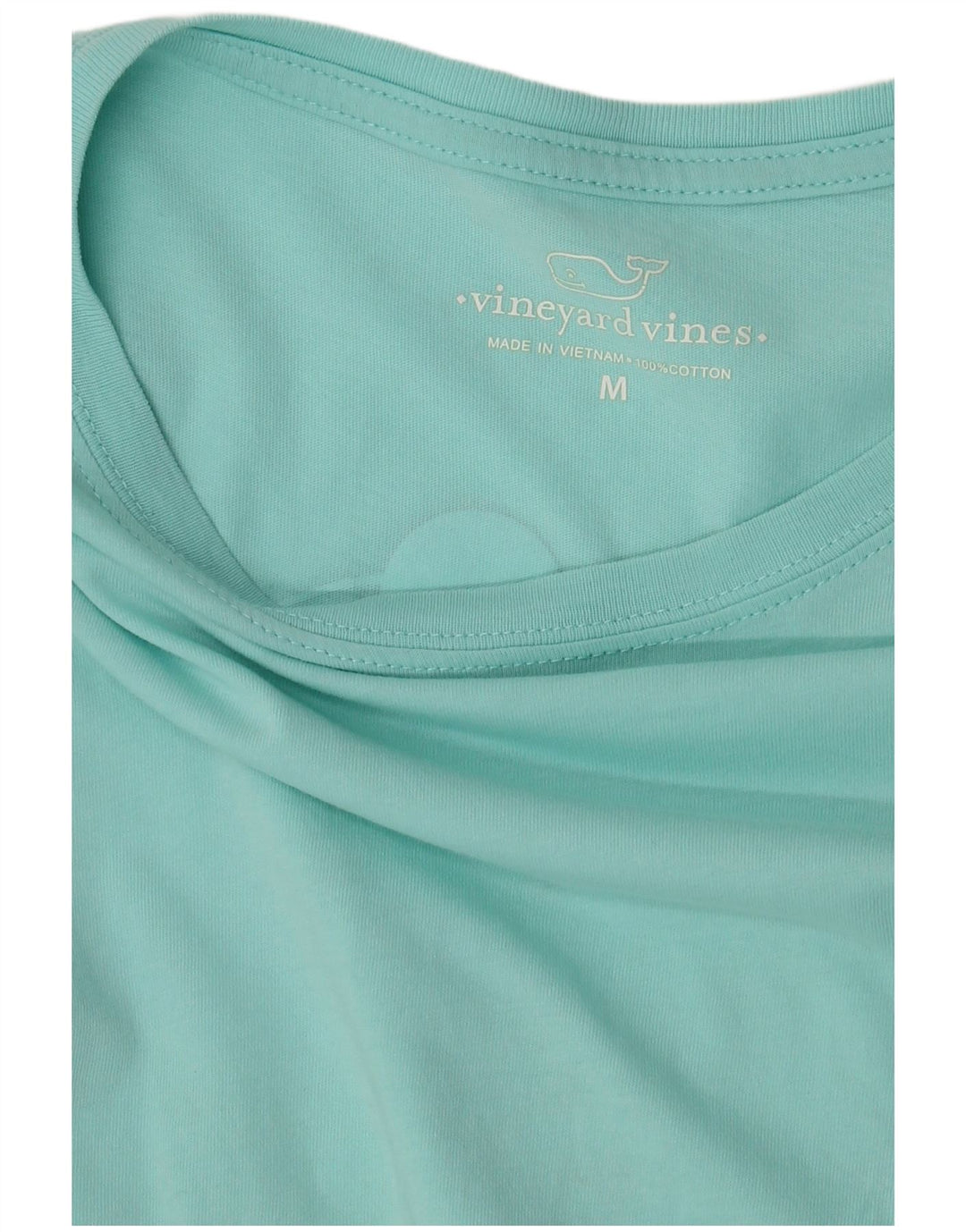 Vineyard Vines Top grafic pentru femei cu mânecă lungă UK 14 Bumbac albastru mediu