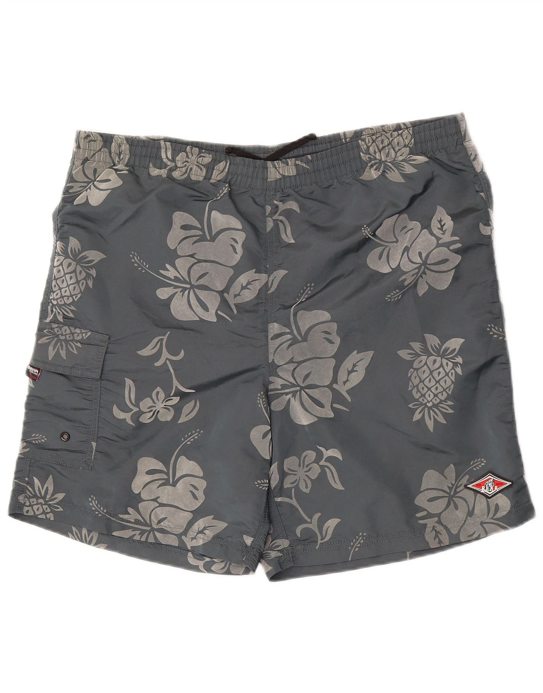 Pantaloni scurți sport pentru bărbați Bear XL, gri, florale, din poliamidă