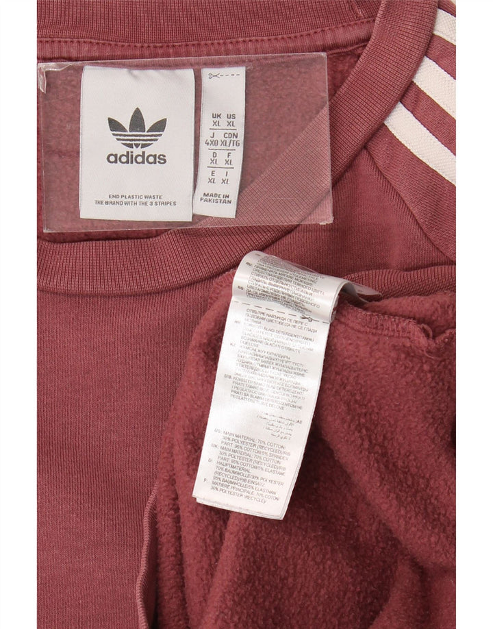 Hanorac pentru bărbați Adidas Jumper XL Maroon Cotton