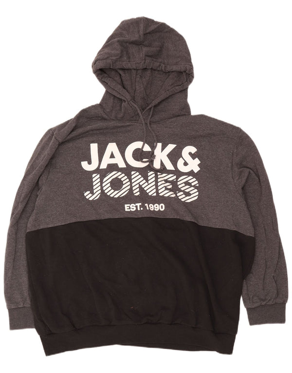 Pulover Jack & Jones pentru bărbați, cu glugă, 5XL, bumbac color bloc