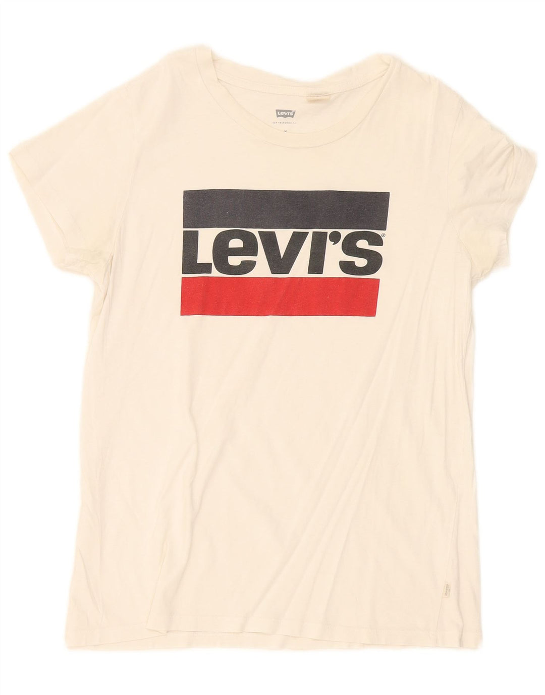 Tricou grafic Levi's pentru femei Top UK 12 Medium White
