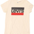 Tricou grafic Levi's pentru femei Top UK 12 Medium White