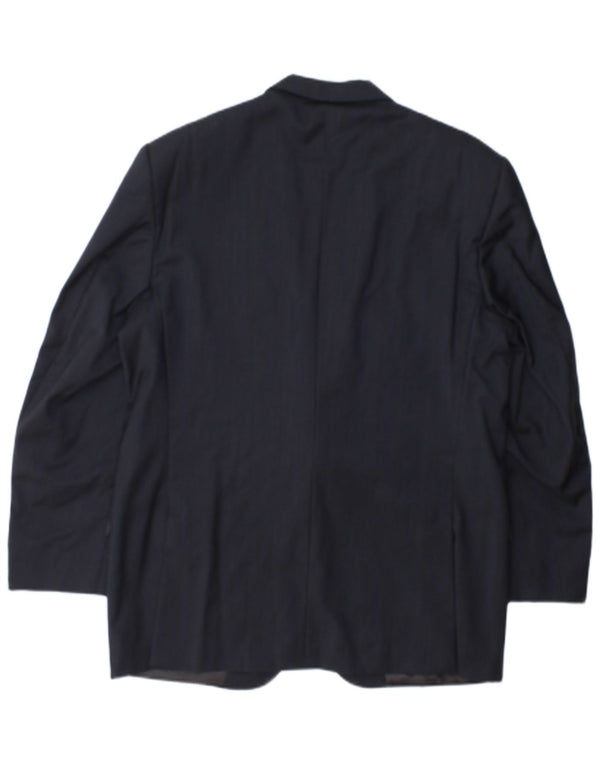 Jachetă blazer pentru bărbați Pierre Cardin cu 2 nasturi UK 36 Mic, viscoză bleumarin