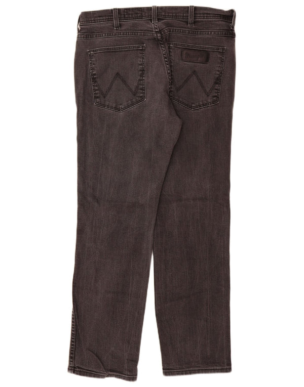 Blugi drepti pentru bărbați Wrangler Arizona W34 L30 bumbac gri