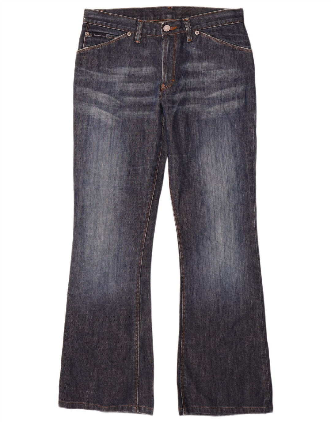 Blugi Calvin Klein pentru femei Bootcut W28 L29 bleumarin