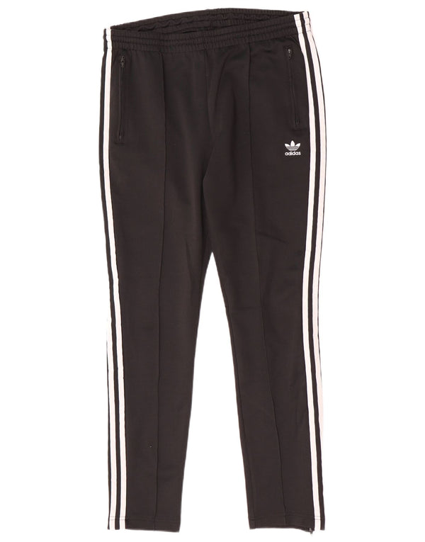 Pantaloni de trening Adidas pentru femei UK 16, mare, negru, sport din bumbac