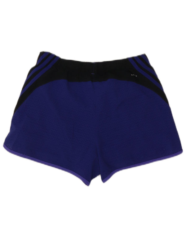 Pantaloni scurți sport Nike Climalite pentru femei UK 8/10 Small Blue Colorblock