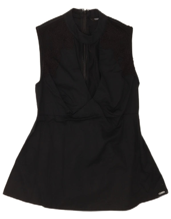 Bluză fără mâneci pentru femei Guess UK 6 XS Negru
