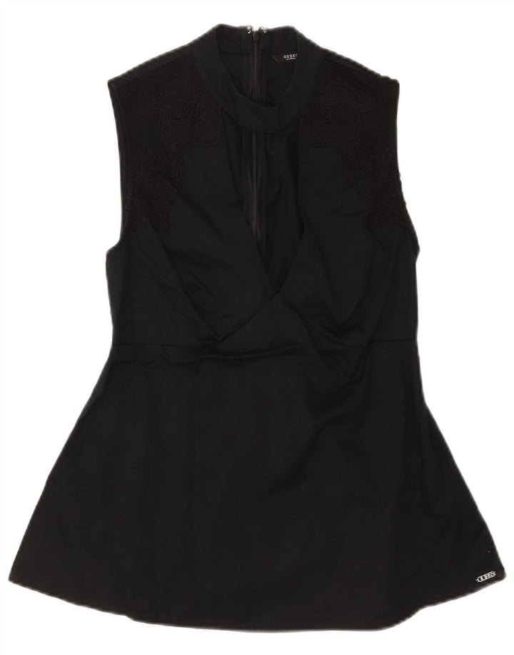 Bluză fără mâneci pentru femei Guess UK 6 XS Negru