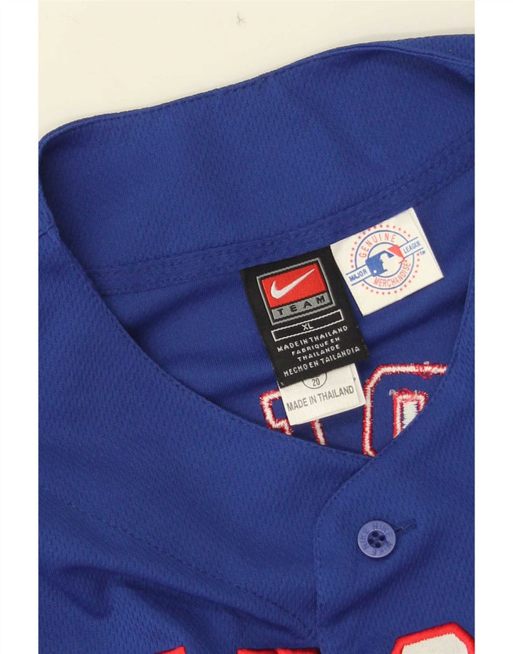 Tricou grafic Nike Băieți Rangers Top 13-14 ani XL Albastru Poliester