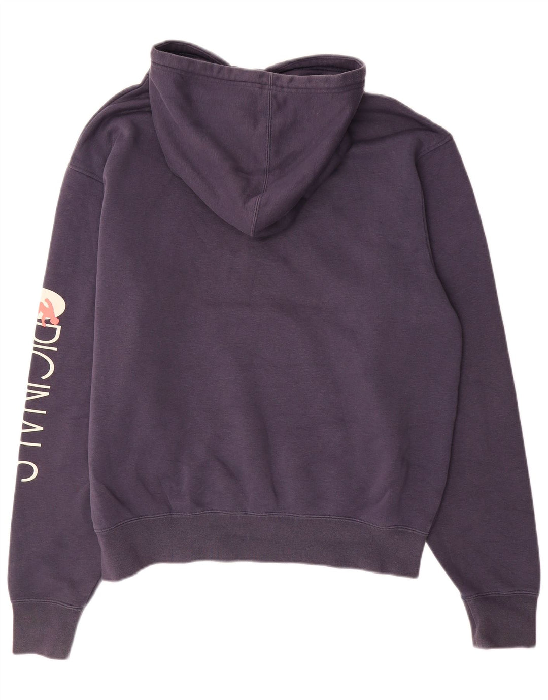 Pulover pentru bărbați ADIDAS cu capota cu grafică, mare, albastru, bumbac