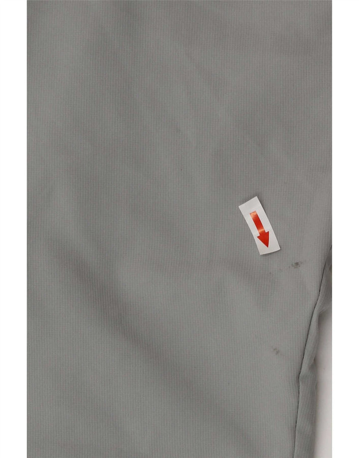 Pantaloni de trening pentru bărbați Adidas, gri mediu, poliester color bloc