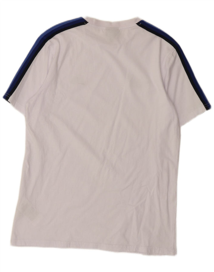 Tricou pentru bărbați Ellesse Top mare, alb, color block din bumbac