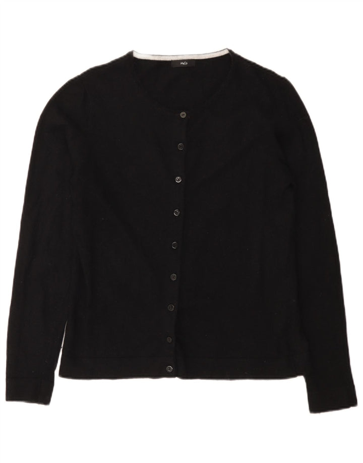 Pulover cardigan pentru femei M&Co UK 12, nailon mediu negru
