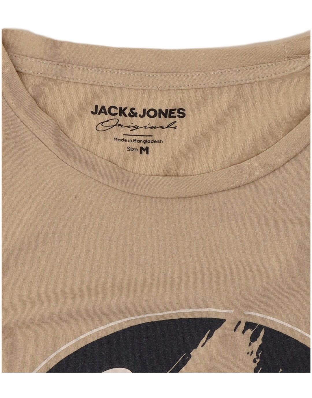 Tricou grafic Jack & Jones pentru bărbați Top Medium Bej