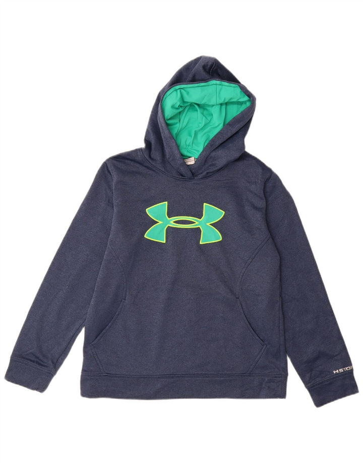 Pulover cu glugă largi pentru fete UNDER ARMOUR 11-12 ani, mare, bleumarin