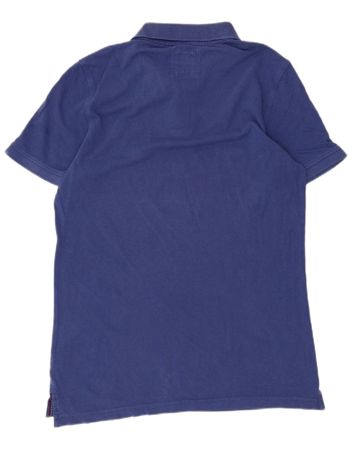 Crew Clothing Tricou polo pentru bărbați Bumbac albastru mediu