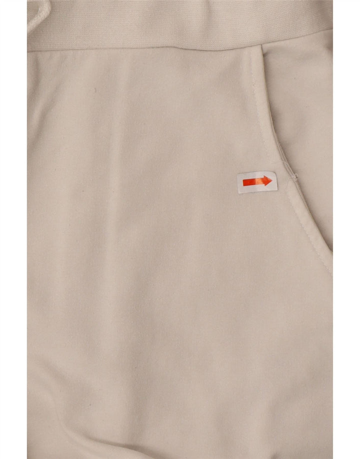 MARINA MILITARE Pantaloni de trening pentru femei Pantaloni de jogging UK 16 Large White