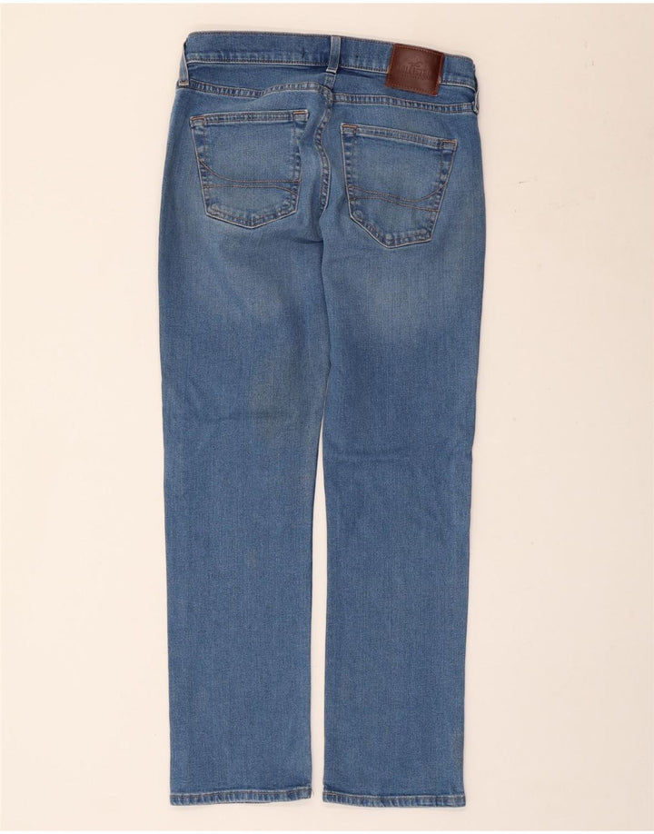 Blugi Hollister pentru femei Slim Straight W30 L30 Albastru