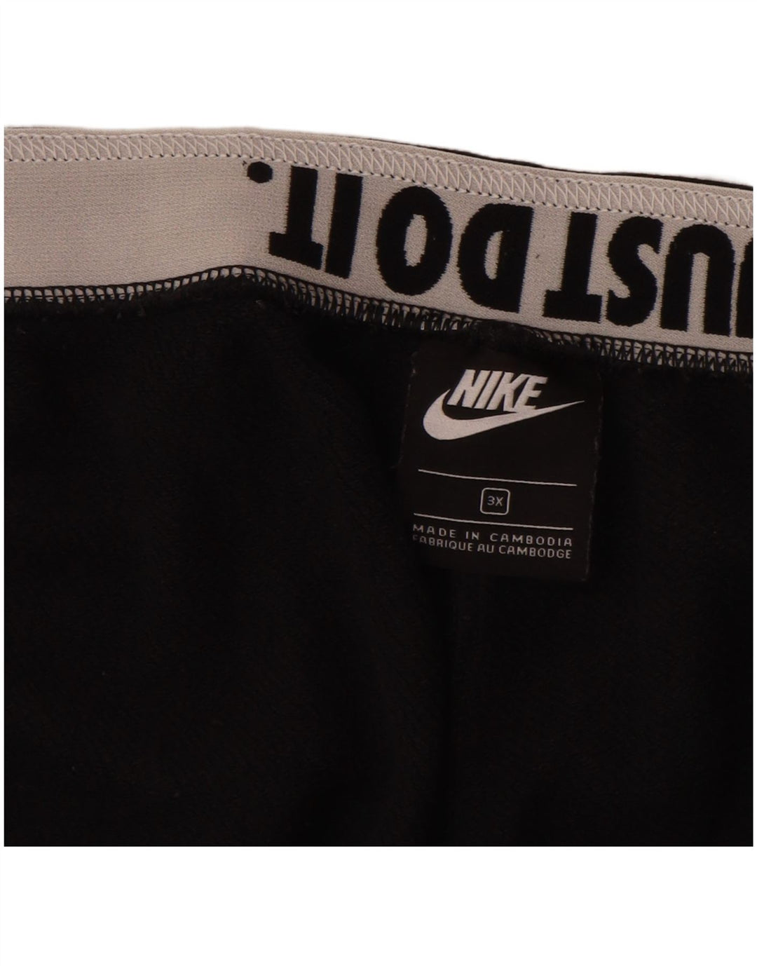 Pantaloni de trening pentru bărbați NIKE Pantaloni de jogging 3XL bumbac negru