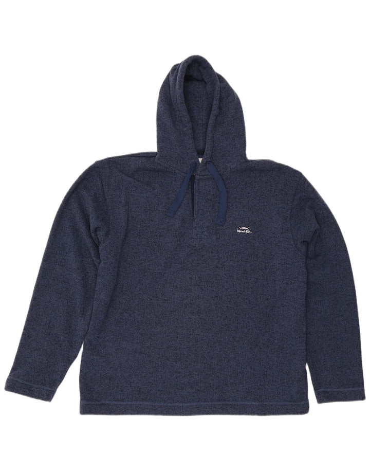 Pulover cu glugă pentru bărbați Weird Fish, XL, bleumarin, poliester pătat