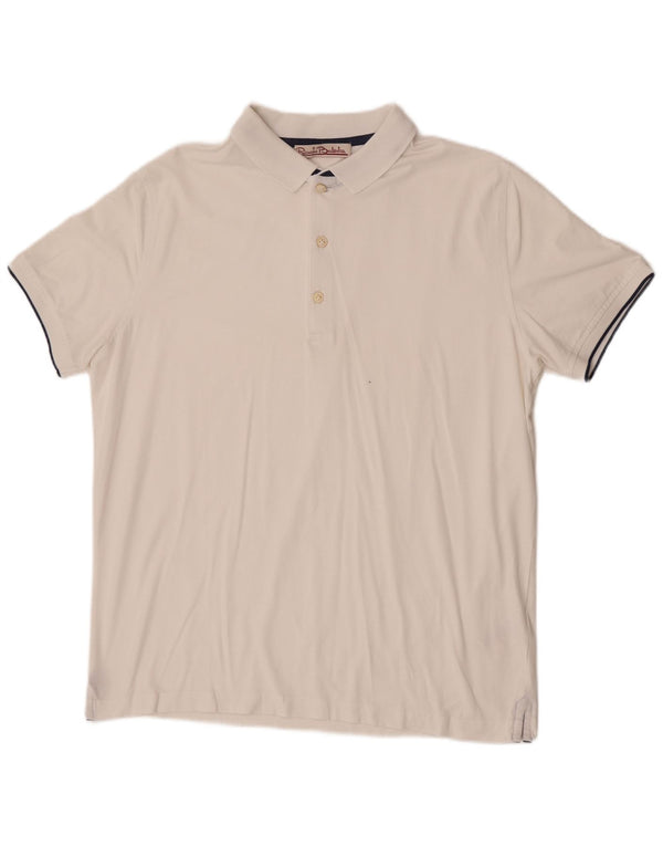 Tricou polo Renato Balestra pentru bărbați IT 54 XL Bumbac alb