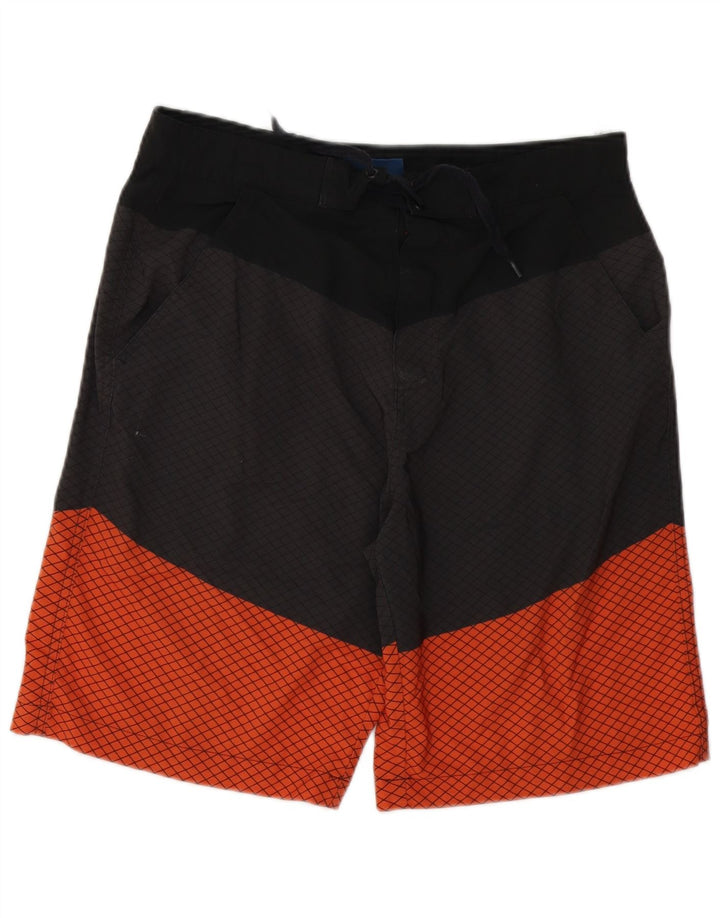 Pantaloni scurți sport pentru bărbați Mountain Warehouse, gri mediu, poliester color bloc