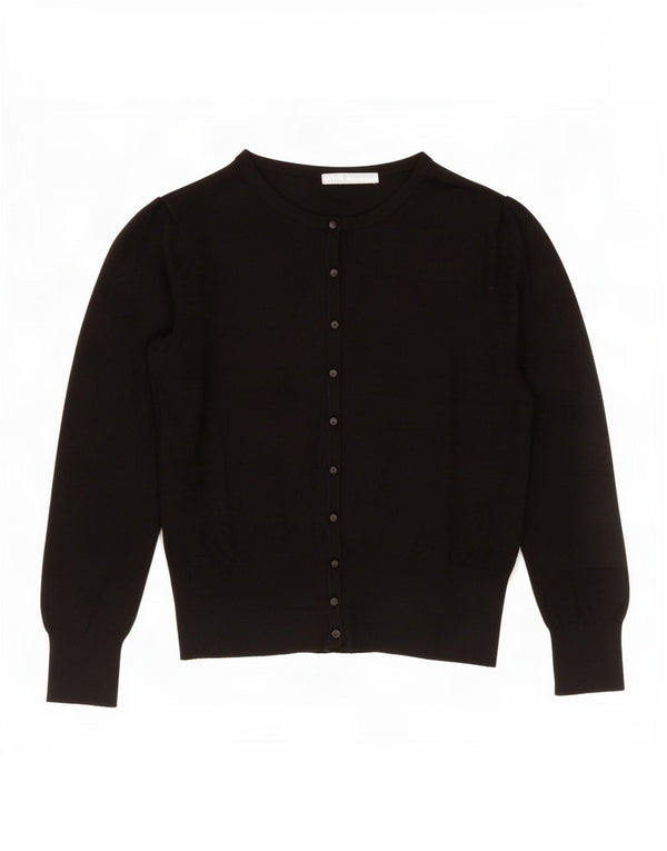 Pulover cardigan pentru femei Marks & Spencer UK 12 Medium Black Viscose