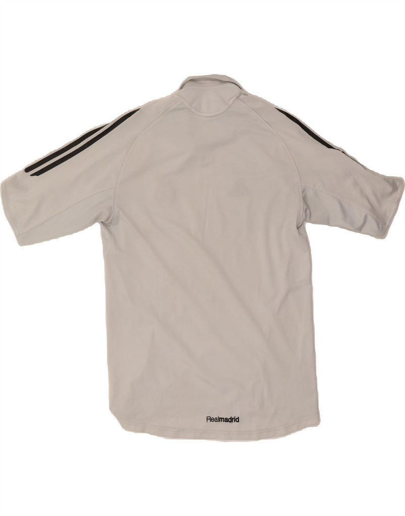 ADIDAS Mens Real Madrid 2005-2006 Football Shirt Medium Off White Sports Vintage Adidas and Second-Hand Adidas from Messina Hembry 