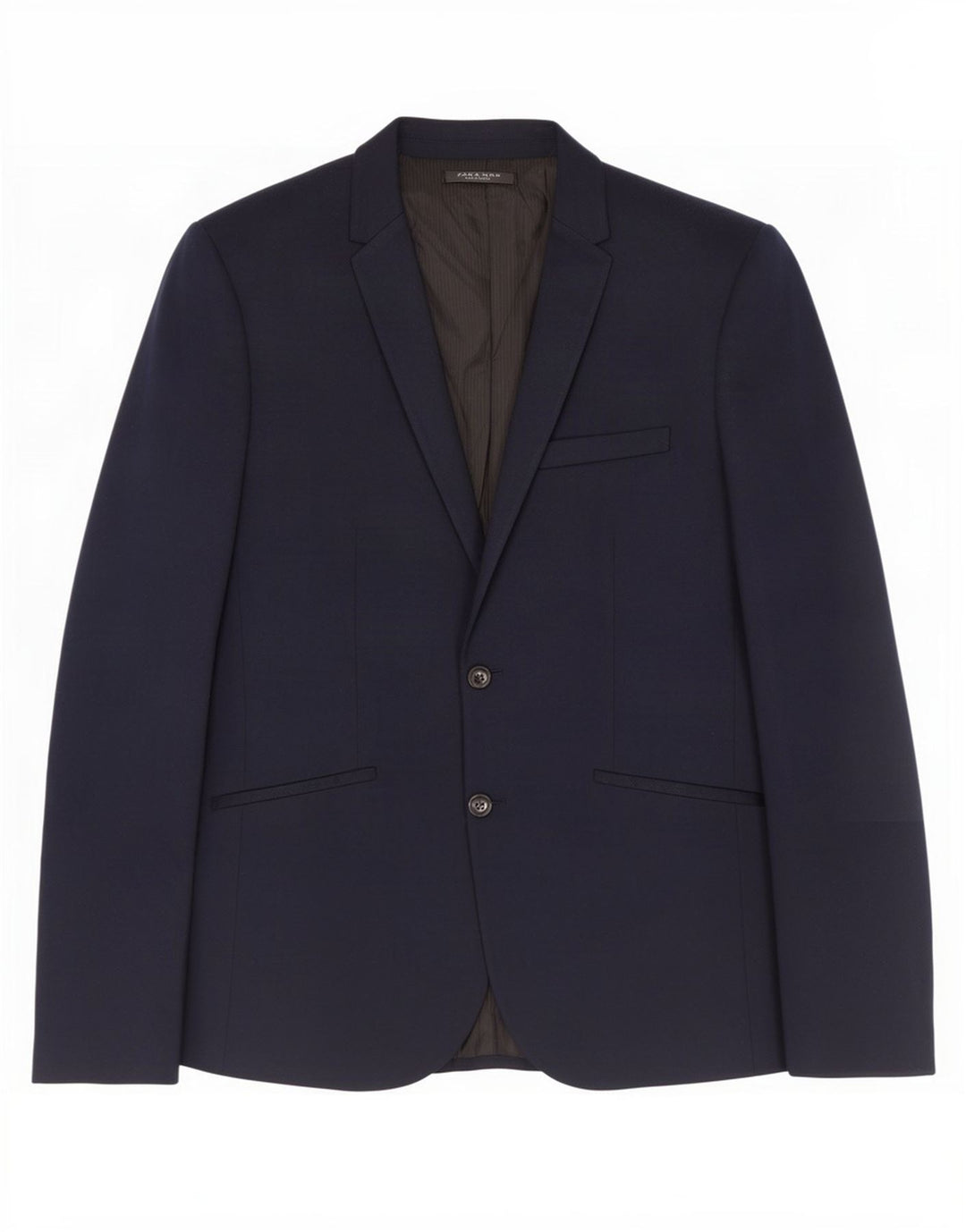 Blazer pentru bărbați Zara, cu 2 nasturi, UK 42 XL, bumbac bleumarin