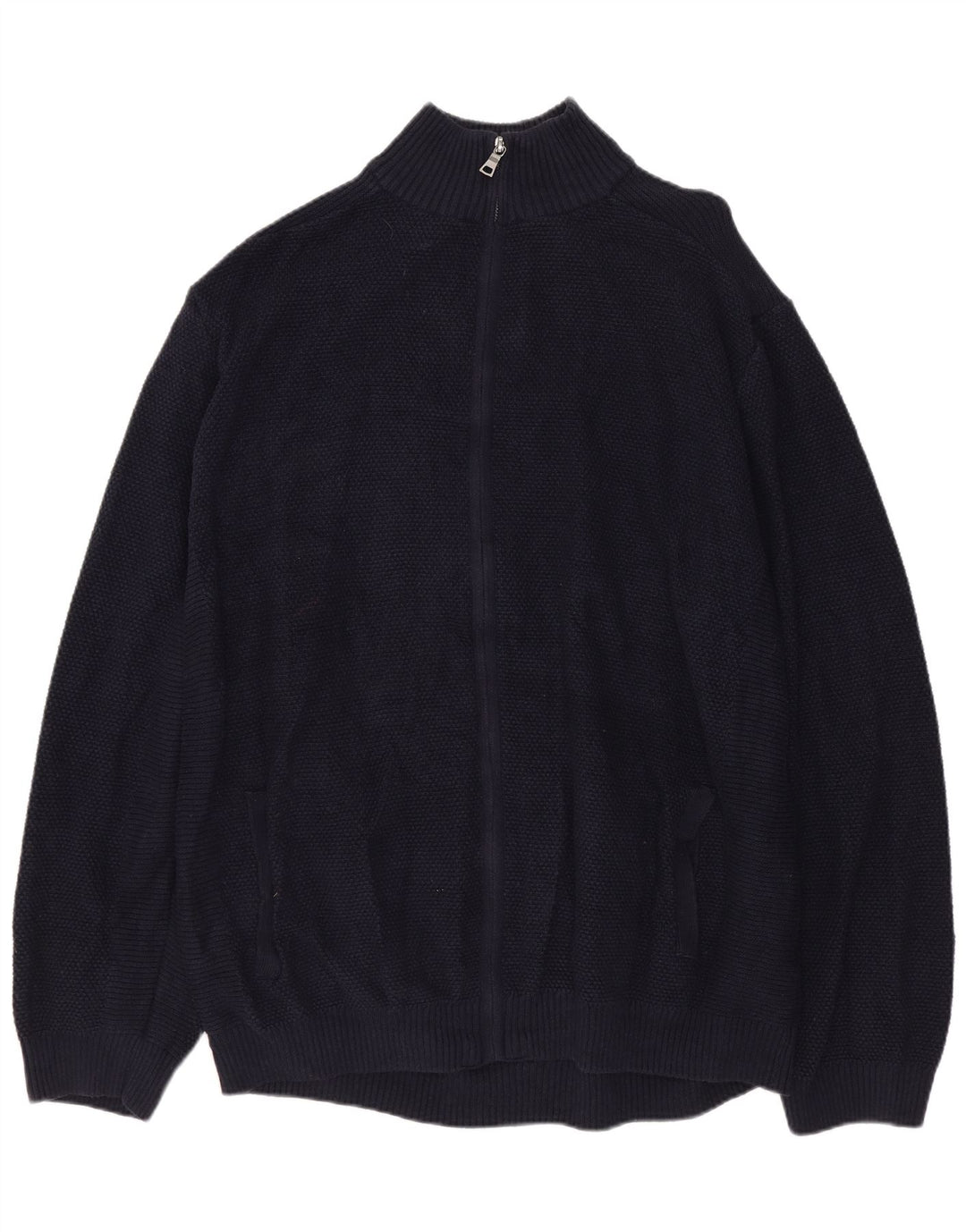 Pulover cardigan pentru bărbați MARKS & SPENCER 2XL bumbac bleumarin