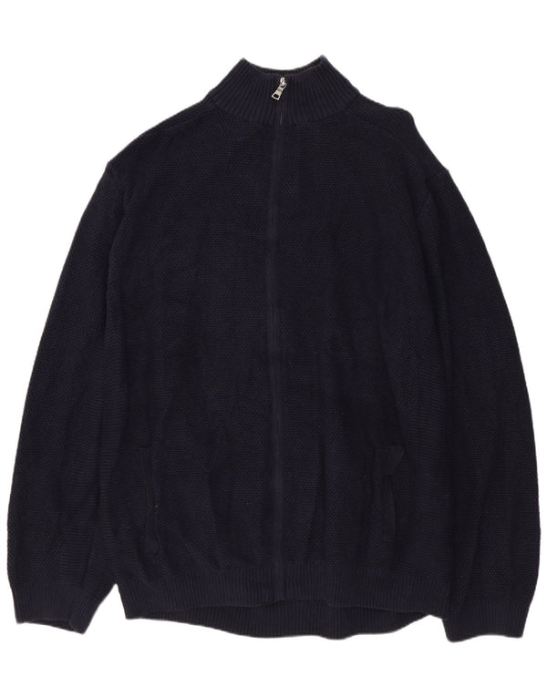 Pulover cardigan pentru bărbați MARKS & SPENCER 2XL bumbac bleumarin