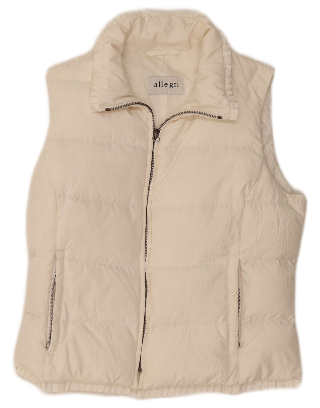 Gilet căptușit pentru femei Allegri UK 14 Medium White