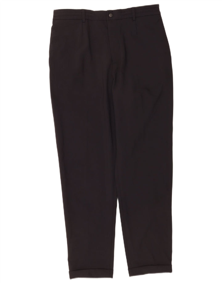 Pantaloni chino drepti pentru femei Zara Mediu L31 L28 Negri