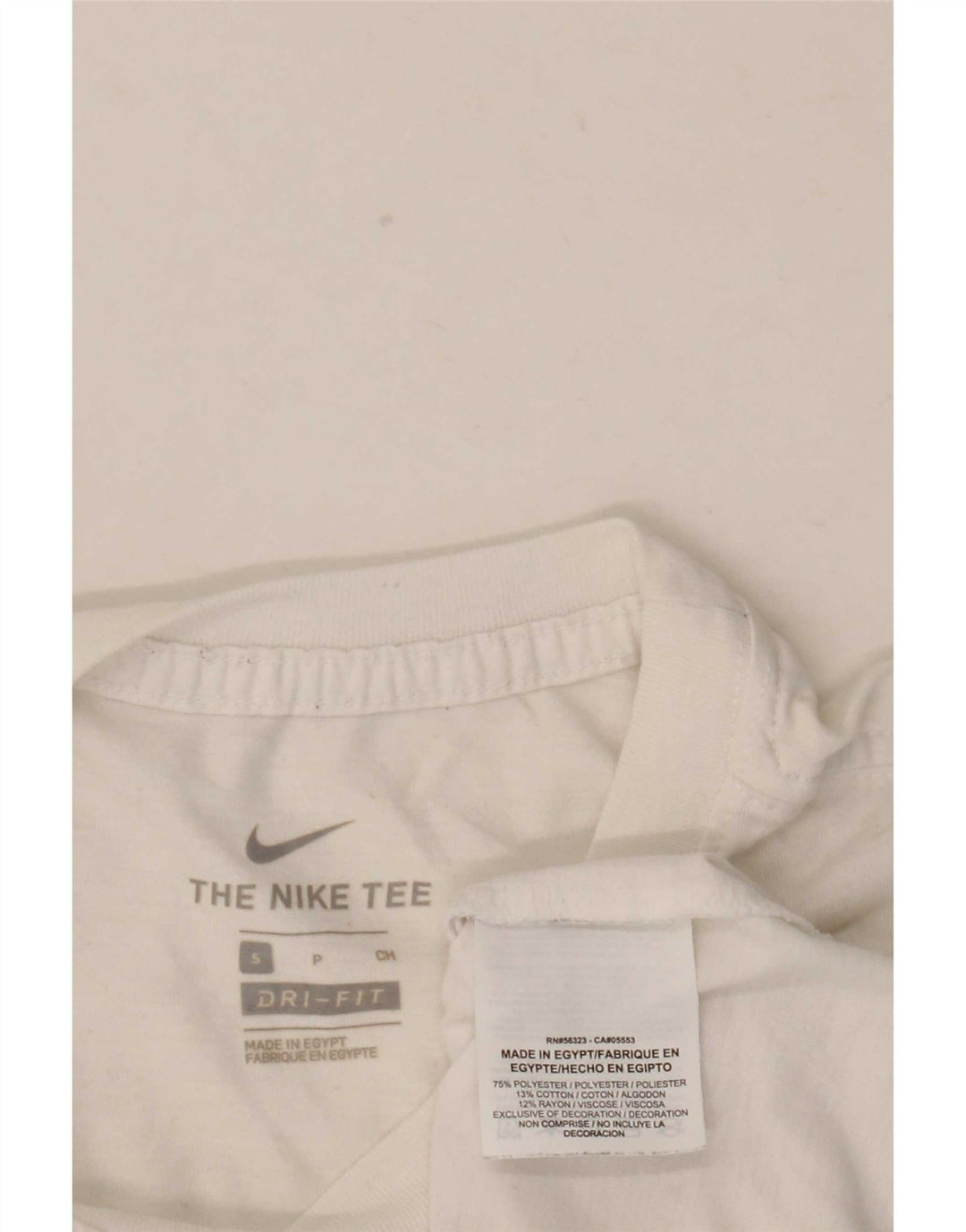 Tricou grafic Nike Dri Fit pentru bărbați Top mic poliester alb