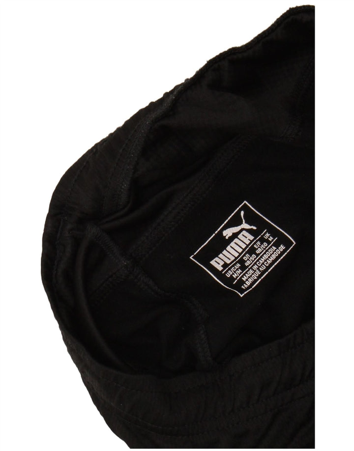 Pantaloni de trening grafic PUMA pentru bărbați, negru mediu