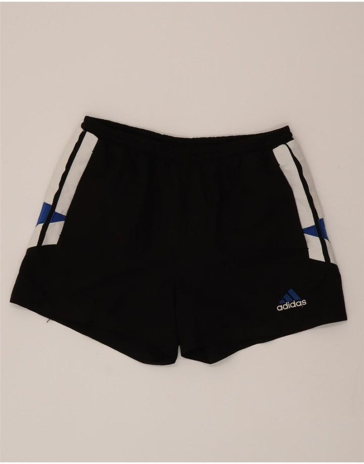 Pantaloni scurți sport ADIDAS pentru bărbați, mari, negru, poliester color bloc
