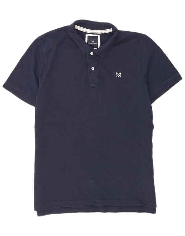Crew Clothing Tricou polo cu mânecă scurtă pentru bărbați XL Bumbac bleumarin