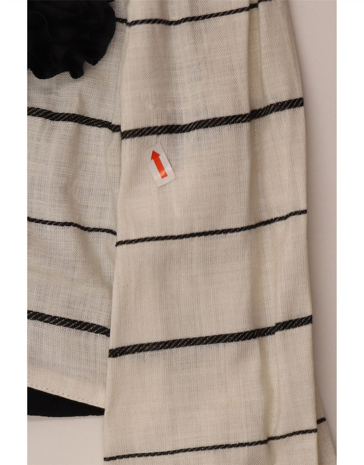 Jachetă Bolero Vintage pentru femei la dublu piept IT 44 Medium White Striped