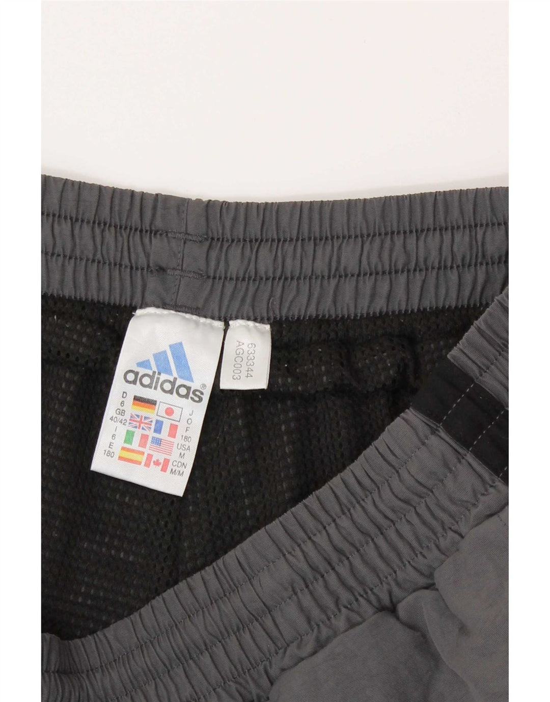Pantaloni de trening Adidas pentru bărbați Marea Britanie 40/42 Gri mediu Poliamidă color bloc