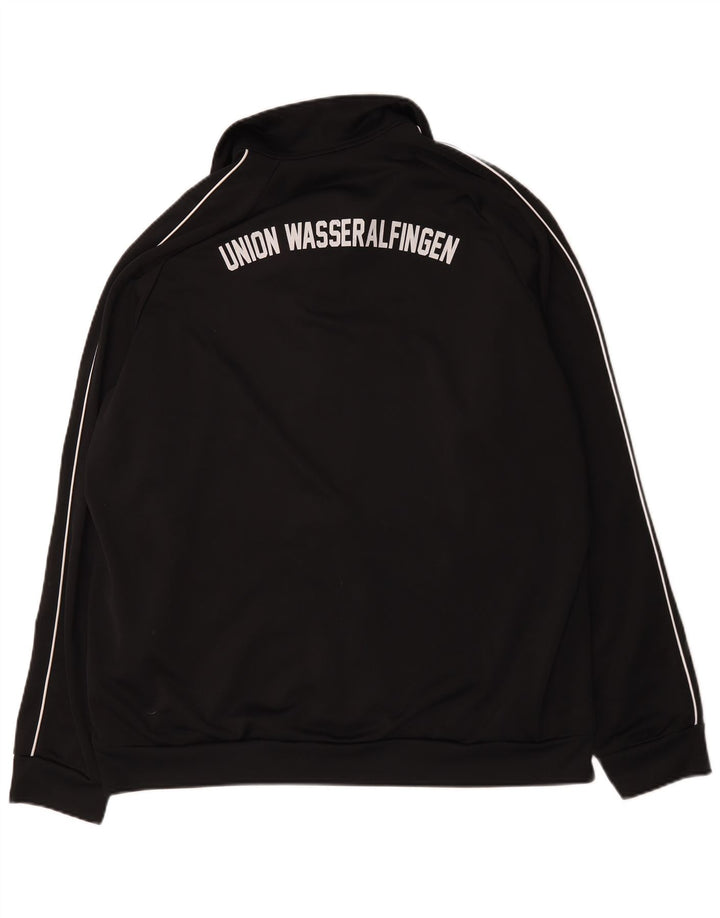 Jachetă de top pentru trening grafic pentru bărbați Adidas 2XL, poliester negru