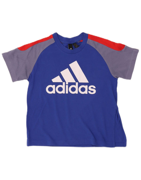 ADIDAS Primegreen Graphic Tricou Top pentru femei UK 8/10 Small Blue