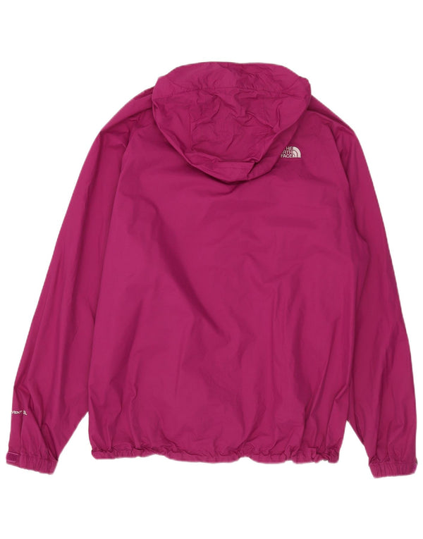 Jachetă de ploaie supradimensionată cu glugă The North Face pentru femei, UK 18 XL, nailon violet