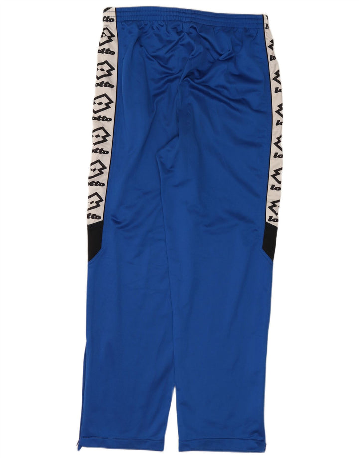 Pantaloni de trening Lotto pentru bărbați Marea Britanie 44/46 2XL Albastru Poliester color bloc
