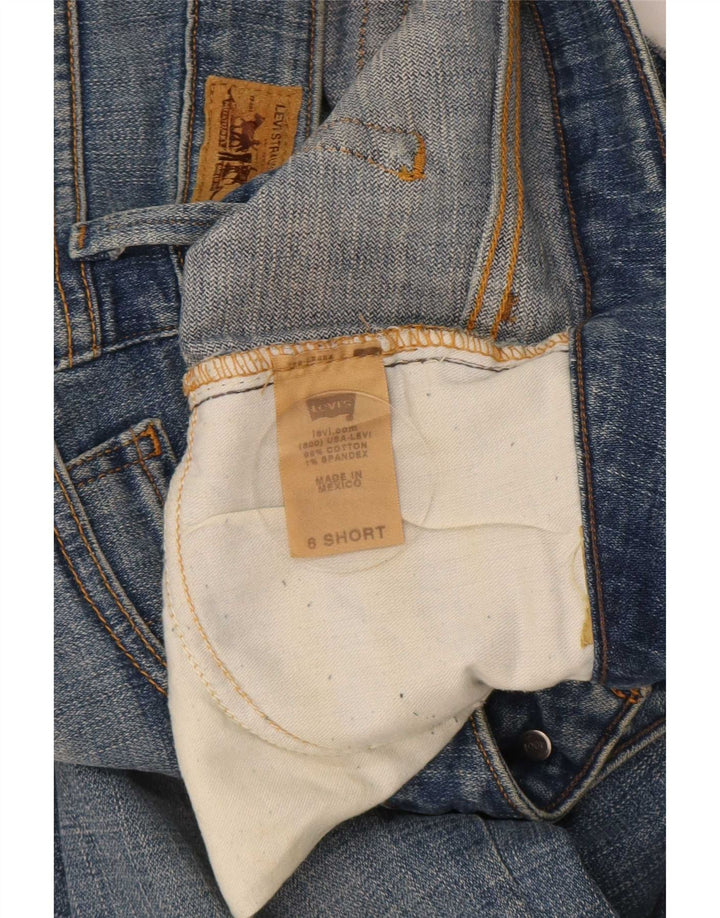 Blugi Levi's pentru femei 346 Bootcut US 6 Medium W34 L29 Bumbac albastru