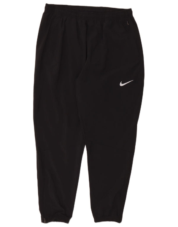 Nike Mens Dri Fit Tracksuit Trousers Joggers XL Black Polyester