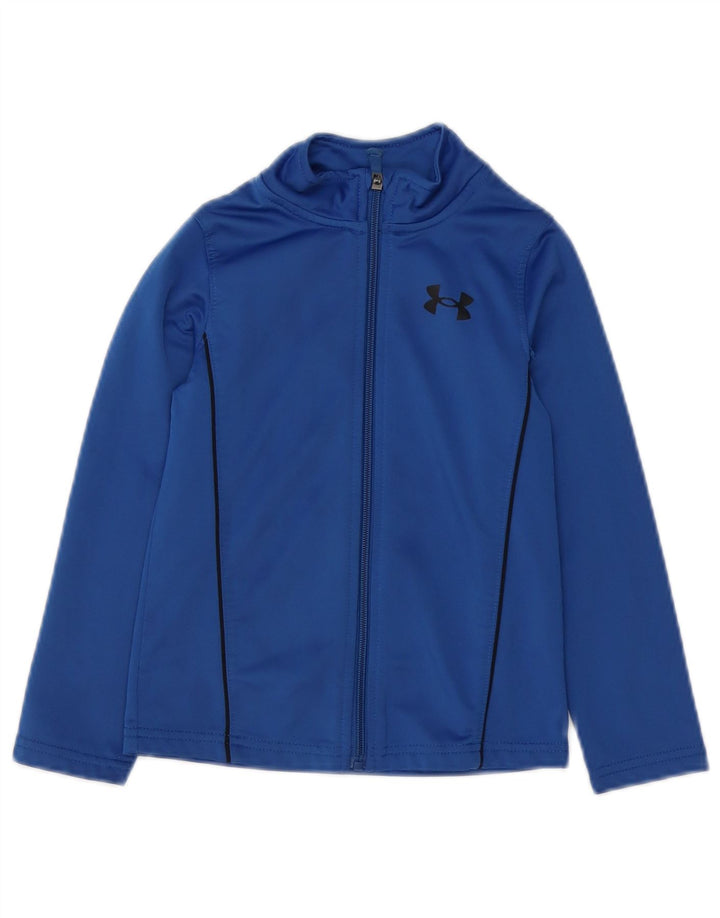 Jachetă de trening pentru băieți Under Armour, 4-5 ani, poliester albastru