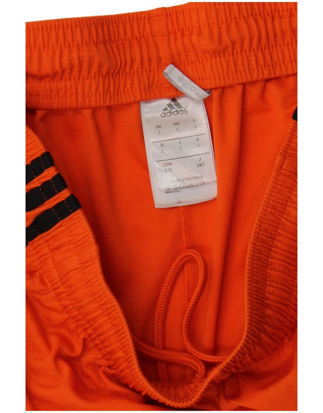 Pantaloni scurți sport Climalite ADIDAS pentru bărbați, poliester portocaliu mare